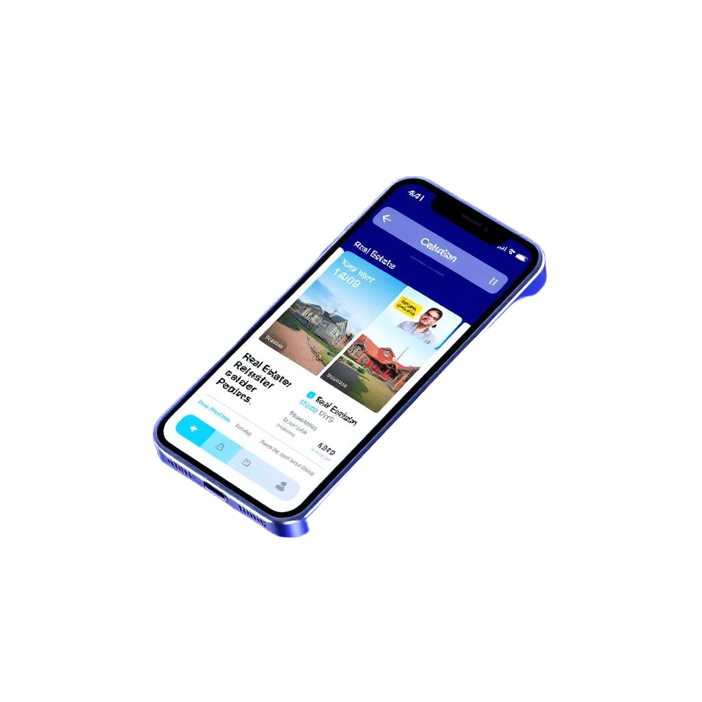 SettleDesk Mobile App 3D Smartphone Interface Render