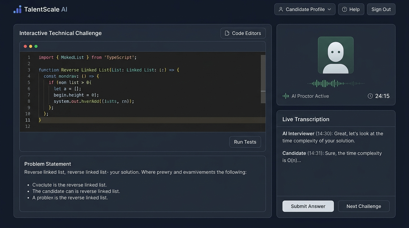 AI Mock Interview Platform dashboard screen 2