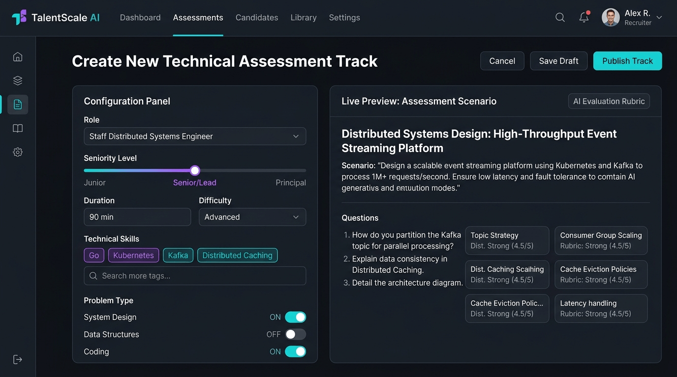 AI Mock Interview Platform dashboard screen 4