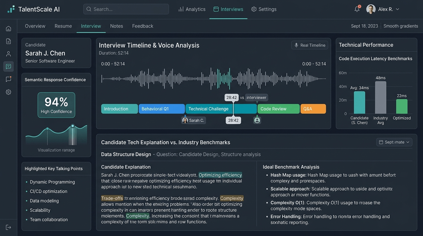 AI Mock Interview Platform dashboard screen 5